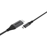 Sitecom USB-C vers HDMI 2.1, Câble Noir/gris, 1,8 mètre