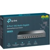 TP-Link TL-SX1008 commutateur réseau Non-géré 10G Ethernet (100/1000/10000) 1U Noir, Switch Noir, Non-géré, 10G Ethernet (100/1000/10000), Grille de montage, 1U