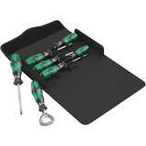 Wera Kraftform 300/7 Set 2 Jeu de tournevis Kraftform Plus Noir/Vert, 7 pièces
