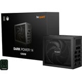 be quiet! DARK POWER 14, 1200 Watt alimentation  Noir, 2x 12V-2x6, 4x PCIe, gestion des câbles
