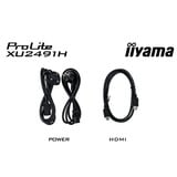 iiyama ProLite XU2491H-B1 23.8" Moniteur  Noir, 100 Hz, HDMI, DisplayPort