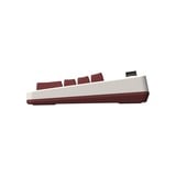 8BitDo Retro 18 Mechanical Numpad - Fami Edition, Pavé numérique Blanc/Rouge, Kaih Box White switch V2, Dye-sub PST keycaps, USB / 2,4 GHz / Bluetooth