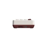 8BitDo Retro 18 Mechanical Numpad - Fami Edition, Pavé numérique Blanc/Rouge, Kaih Box White switch V2, Dye-sub PST keycaps, USB / 2,4 GHz / Bluetooth