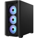 ASUS A23 PLUS boîtier mini tower Noir | 2x USB-A | 1x USB-C | RGB | Window