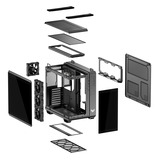 ASUS TUF Gaming GT502 Horizon ARGB boîtier midi tower Noir | 3x USB-A | 1x USB-C | Window