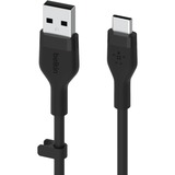 Belkin BOOSTCHARGE PRO Flex USB-C/USB-C, Câble Noir, 2 mètres