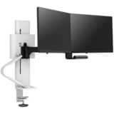 Ergotron TRACE Double, Support de moniteur Blanc