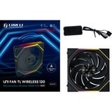 Lian Li UNI FAN TL 120 Wireless Reverse Blade ventilateur de boîtier RGB  Noir, 120 x 124 x 28 mm, PWM