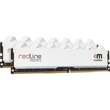 Mushkin 16 Go ECC DDR4-3200 Kit, Mémoire vive Blanc, MRD4E320EJJP8GX2, Redline ECC White