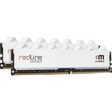 Mushkin Kit 16 Go ECC DDR4-3200, Mémoire vive Blanc, MRD4E320EJJP8GX2, Redline ECC Blanc