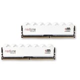 Mushkin Kit 16 Go ECC DDR4-3200, Mémoire vive Blanc, MRD4E320EJJP8GX2, Redline ECC Blanc