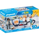 PLAYMOBIL City Life - Des chercheurs avec des robots, Jouets de construction 71450