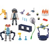 PLAYMOBIL City Life - Des chercheurs avec des robots, Jouets de construction 71450