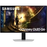 Samsung Odyssey OLED G6 G61SD 27" Moniteur gaming Argent, 1x DisplayPort, 2x HDMI, 2x USB-A, 240 Hz