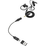 Sharkoon Stealthbite IEM  écouteurs in-ear Noir, Pc, USB-A, UBS-C, 3,5 mm