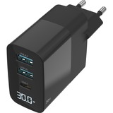 Sitecom 30W GaN Power Delivery chargeur mural avec affichage LED Noir