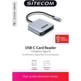 Sitecom USB-C CardReader CF Express type B, Lecteur de carte Gris/Noir