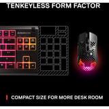 SteelSeries Apex 3 TKL RGB clavier gaming mécanique Blanc, Layout FR (AZERTY), SteelSeries Whisper-Quiet, 80% (TKL), LED RGB, TKL