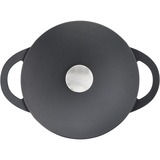 Tefal Trattoria E2184634 casserole à sauce 4,5 L Rond Noir, Marmite Noir, 4,5 L, Rond, Noir, Fonte d'aluminium, Titane, Noir