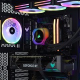 ALTERNATE Pure iCUE Powered by ASUS TUF R7-4070Ti SUPER, PC gaming Ryzen 7 7800X3D | RTX 4070 Ti SUPER | 32 Go | SSD 2 To 