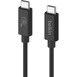 Belkin Connect USB 4 20 Gbps - 240 W, Câble Noir