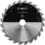 Bosch 2 608 837 724 lame de scie circulaire 21,6 cm 1 pièce(s) Bois dur, Bois tendre, 21,6 cm, 3 cm, 1,2 mm, 7000 tr/min, 1,7 mm