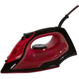 Clatronic Fer à vapeur Noir/Rouge