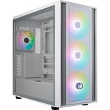 Cooler Master MasterBox 600 boîtier midi tower Blanc | 2x USB-A | 1x USB-C | RGB | Verre Trempé