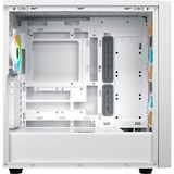 Cooler Master MasterBox 600 boîtier midi tower Blanc | 2x USB-A | 1x USB-C | RGB | Verre Trempé