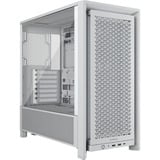 Corsair FRAME 4000D RS boîtier midi tower Blanc | 2x USB-A | 1x USB-C | Verre Trempé