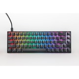 Ducky Mecha Pro SF RGB clavier mécanique Noir, Layout BE (AZERTY), Cherry MX Red, 65%