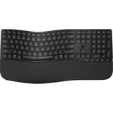 HP Clavier sans fil ergonomique 680 Noir, Layout BE, Plunger