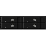 ICY BOX IB-2240SSK, Cadrage Noir