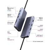 ICY BOX IB-DK4062-CPD 12-en-1, Station d'accueil Aluminium