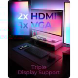 ICY BOX IB-DK4062-CPD 12-en-1, Station d'accueil Aluminium