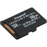 Kingston Industrial 16 Go MicroSDHC UHS-I Classe 10, Carte mémoire Noir, 16 Go, MicroSDHC, Classe 10, UHS-I, Class 3 (U3), V30