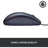 Logitech B100, Souris Noir, 800 dpi