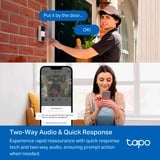 TP-Link Tapo D210, Lame Noir, Blanc, IP65, 150°, IR, Mur, Tapo Care Cloud Storage Services