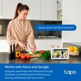 TP-Link Tapo D210, Lame Noir, Blanc, IP65, 150°, IR, Mur, Tapo Care Cloud Storage Services