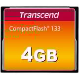Transcend Carte CompactFlash 4 Go, Carte mémoire Noir