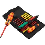 Wera Kraftform Kompakt VDE 17 RA 1, Tournevis Rouge/Jaune, 17 pièces