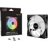 be quiet! Light Wings LX PWM high-speed 140 mm, Ventilateur de boîtier Noir