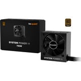 be quiet! System Power 11 alimentation 750 watt Noir, 1x 12VHPWR, 2x PCIe, 750 W, 200 - 240 V, 50 Hz, 4 A, 120 W, 750 W