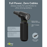 goobay Air Duster Advanced, Souffleur Noir