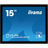 iiyama ProLite TF1534MC-B7X 15" Moniteur tactile  Noir, VGA, HDMI, DisplayPort, tactile
