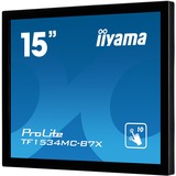 iiyama ProLite TF1534MC-B7X 15" Moniteur tactile  Noir, VGA, HDMI, DisplayPort, tactile