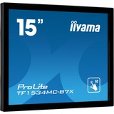 iiyama ProLite TF1534MC-B7X 15" Touchscreen-Moniteur Noir, 38,1 cm (15"), 1024 x 768 pixels, XGA, LED, 8 ms, Noir
