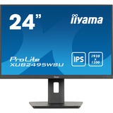 iiyama ProLite XUB2495WSU-B7 24.1" Moniteur  Noir, 75Hz, USB, HDMI, Audio