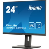 iiyama ProLite XUB2495WSU-B7 24.1" Moniteur  Noir, 75Hz, USB, HDMI, Audio