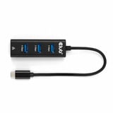 Club 3D USB-C 5 Gbps vers 3 ports USB Type-A + Gigabit Ethernet, Adaptateur Noir, 3x USB-A 5 Gbps, RJ-45 Gigabit